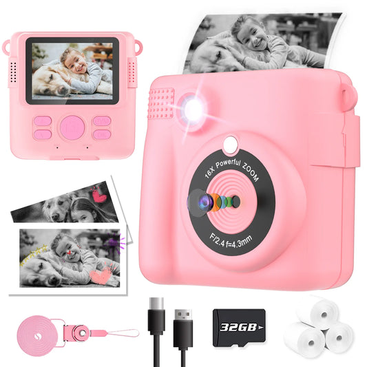 BYSERTEN Kids Camera Instant Print