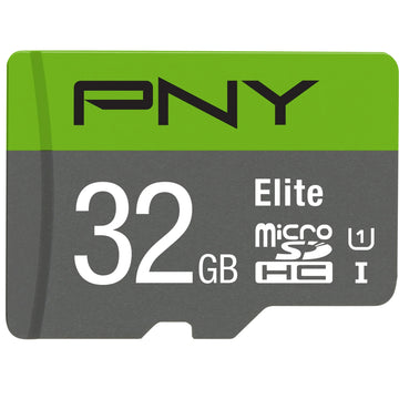 PNY 32GB Elite Class 10 U1 microSDHC Flash Memory Card - 100MB/s read, Full HD